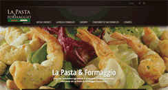 Desktop Screenshot of lapastaeformaggio.com.br