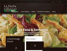 Tablet Screenshot of lapastaeformaggio.com.br